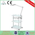 glass medical salon trolley cart