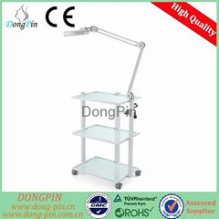 glass medical salon trolley cart