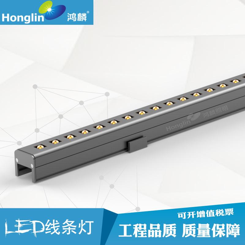 LED 线条灯小功率洗墙灯带支架可调投射角度