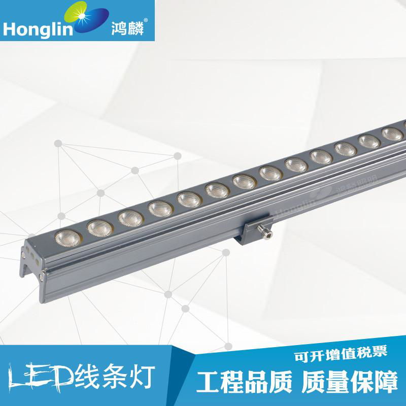 LED 线条灯小功率洗墙灯带支架可调投射角度 5