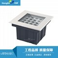 36W Square buried ground LED in-ground light 2