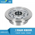 waterproof 24 Voltage DMX512 ip68 led underwatter lamp 