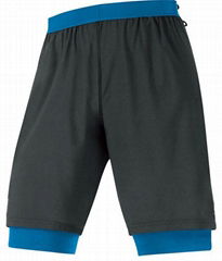 sport shorts for man made from cotton and spandex