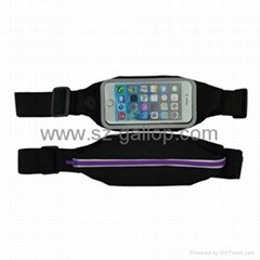 Touch window waist bag for iphone 6/ iphone 6 plus