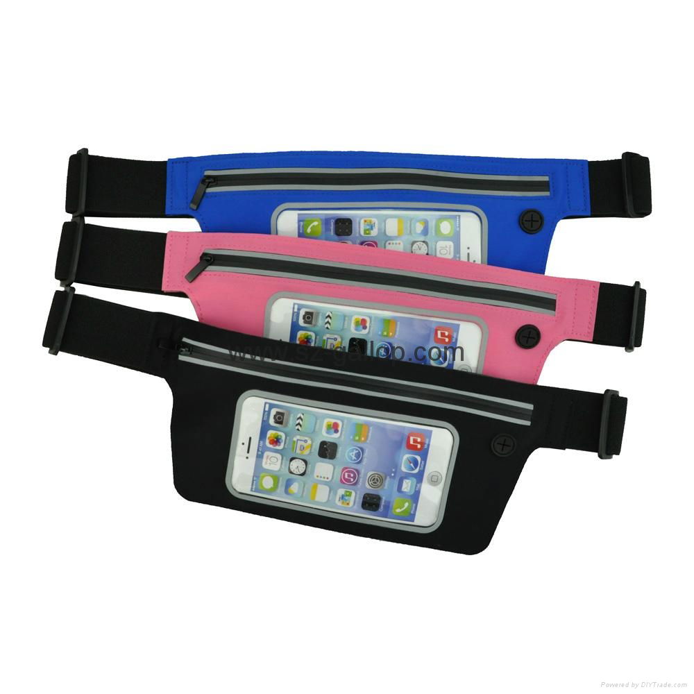 Waist bag with touch window 2