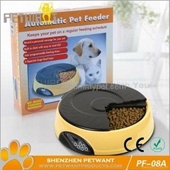 Digital programmable 4 Meal LCD Automatic Pet Feeder pet electronic food bowl ti
