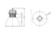 Low Power Customized LED High Bay Lights 30W 2