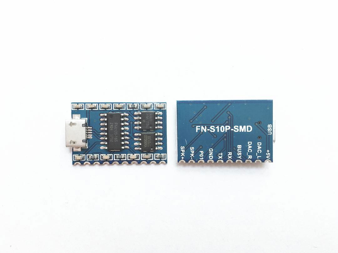 Micro MP3 Audio Module with Flash Memory UART Serial Port MP3 Module