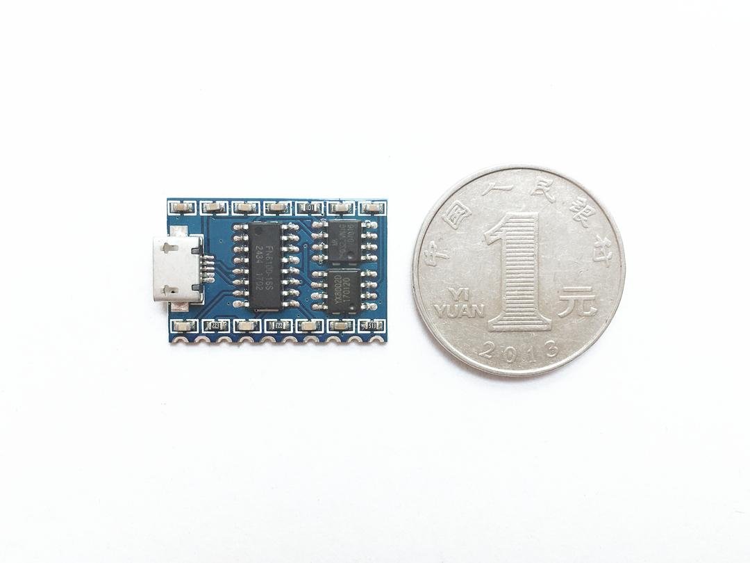 Micro MP3 Audio Module with Flash Memory UART Serial Port MP3 Module 3