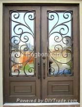 wrought iron door grill