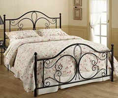 iron bed