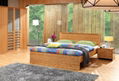 Simple practical bamboo furniture bedroom hotel double beds 3