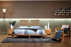 Eco-Friendly Modern Carbonized Bamboo home furniture bedroom hotel  Beds