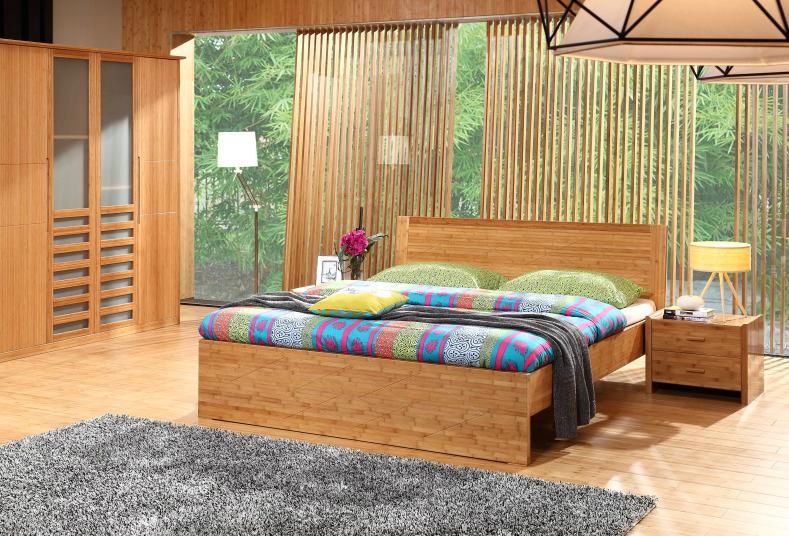 Outstanding bamboo bedroom furniture Low Carbon Enviroment Protection Cheap Bamboo Furniture Bedroom Double Beds T W004a W004 Yue House China Manufacturer