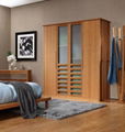 Low carbon enviroment protection cheap  bamboo furniture bedroom  double beds 5