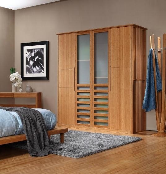 Magnificent bamboo bedroom furniture Natural Simple Bamboo Furniture Bedroom Hotel Wardrobe Cabinet W101 4 Yue House China Manufacturer