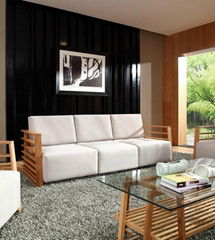 European style comfortable  bamboo  furniture living room sofa sets
