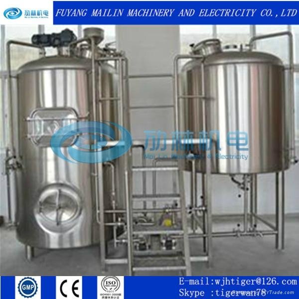 combined type steam heated brewery equipment  2