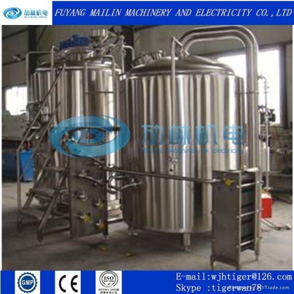 combined type steam heated brewery equipment  3
