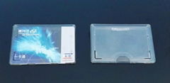 Badge holder Transparent bus card plastic case IC ID card case Credit card50212