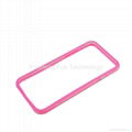 Silicone & Plastic Bumper Frame Case Metal Buttons for iPhone 6  5