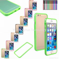 Silicone & Plastic Bumper Frame Case