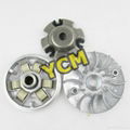 GY6125 150 drive wheel running Pulley Chinese scooter engine parts YCM  4