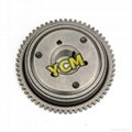 GY6125 150 startup disk overrunning clutch Starter Gear for Scooter Moped