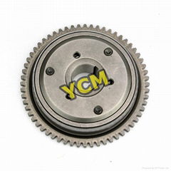 GY6125 150 startup disk overrunning clutch Starter Gear for Scooter Moped