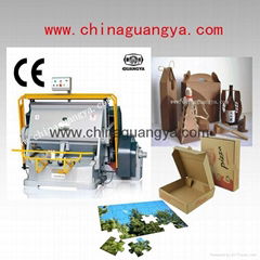 semi-automatic corrugated paper die cutting machine