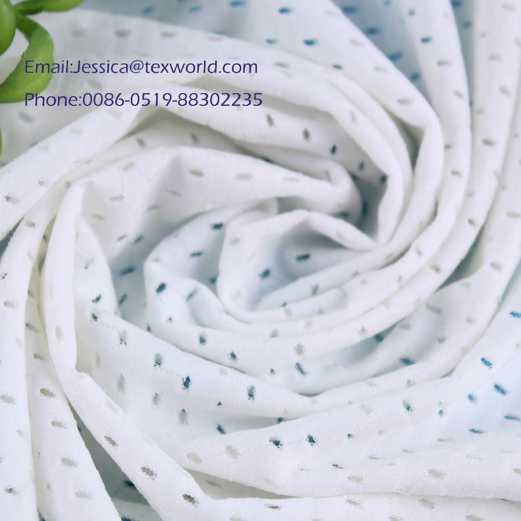 Knitting stretch textile nylon lycra mesh Fabric (JNE3109) 3