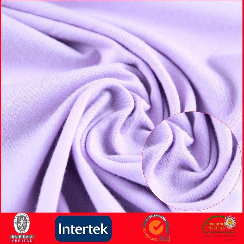 Any color Cotton Spandex Knitting Fabric (WCE1105) 3