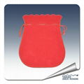 Factory supply custom gift pouch with drawstring 1