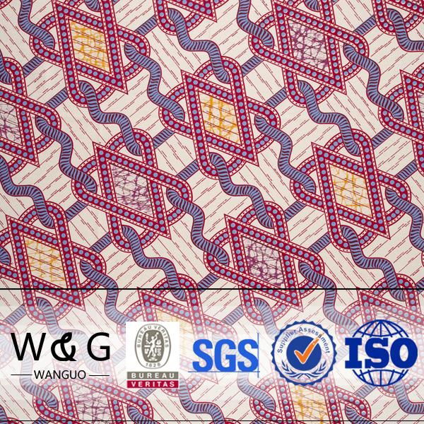 WHOLESALE 100% COTTON AFRICAN WAX PRINTS FABRIC 6 YARDS 3