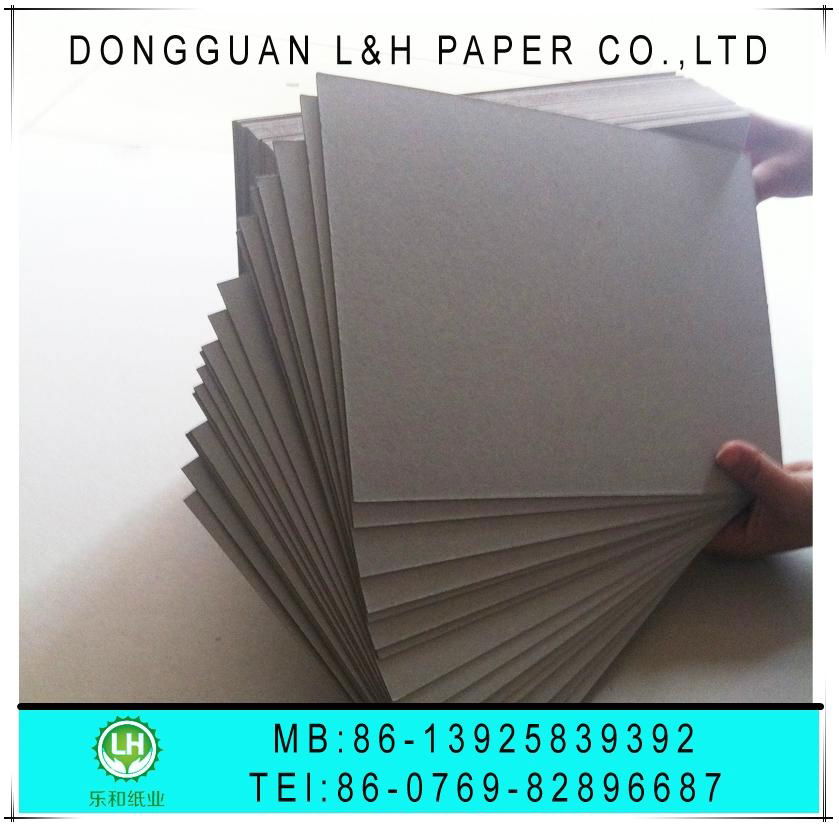 550GSM duplex grey paperboard