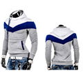 2014 Fashionable Wholesale High Quality Contrast color Custom Sweatshirts Hoodie 3