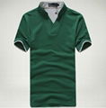 Tight fit v neck mens polo shirts 2014