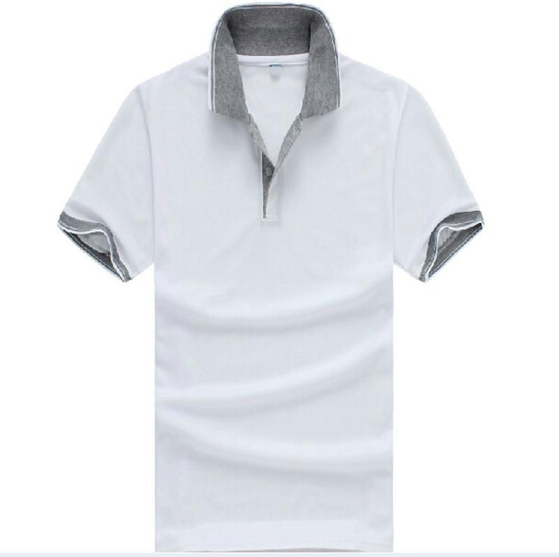 Custom Mens Polo Shirt Promotional White Cotton Polo Shirt Factory ...