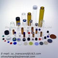 1ml clear shell vials, 8mm PE-Plug, without insertion  4