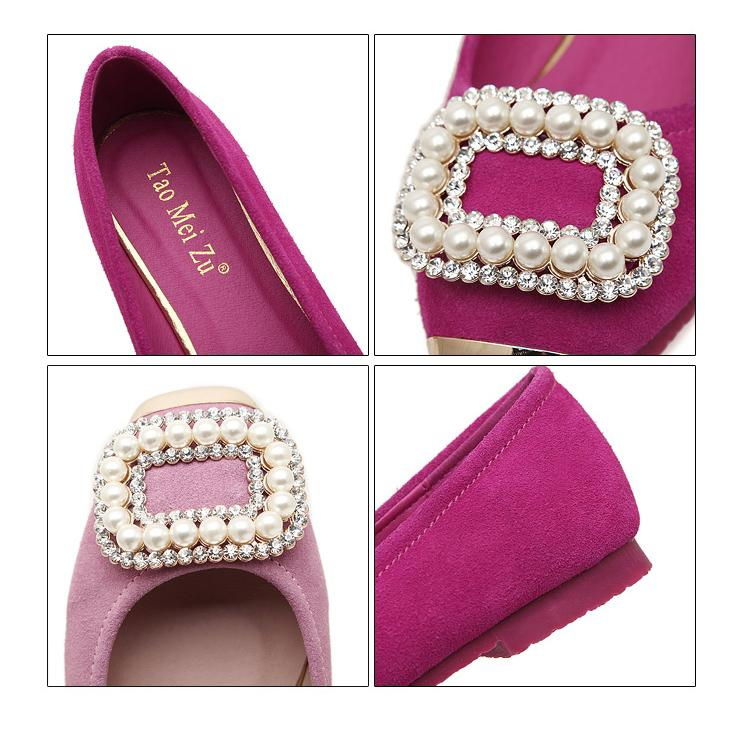 Free shipping saie new pearl style women's casual shoes  3