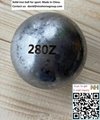 Solid iron ball with text punched 2