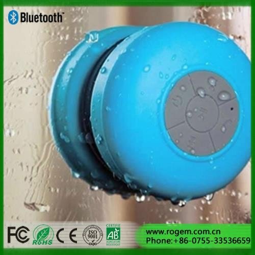 2014 High Quality Waterproof wireless Shower Bluetooth speaker