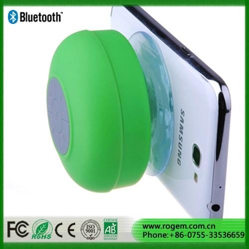2014 High Quality Waterproof wireless Shower Bluetooth speaker 4