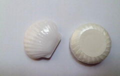 round and shell soaps