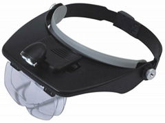 head band LED light Magnifier