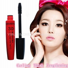 Waterproof 3D Curling Bushy Mascara Jet Black