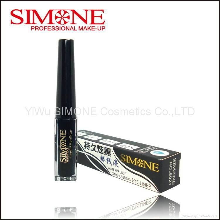 Hot Sales SIMONE 6021 makeup waterproof liquid eyeliner with stock Extreme Black 2