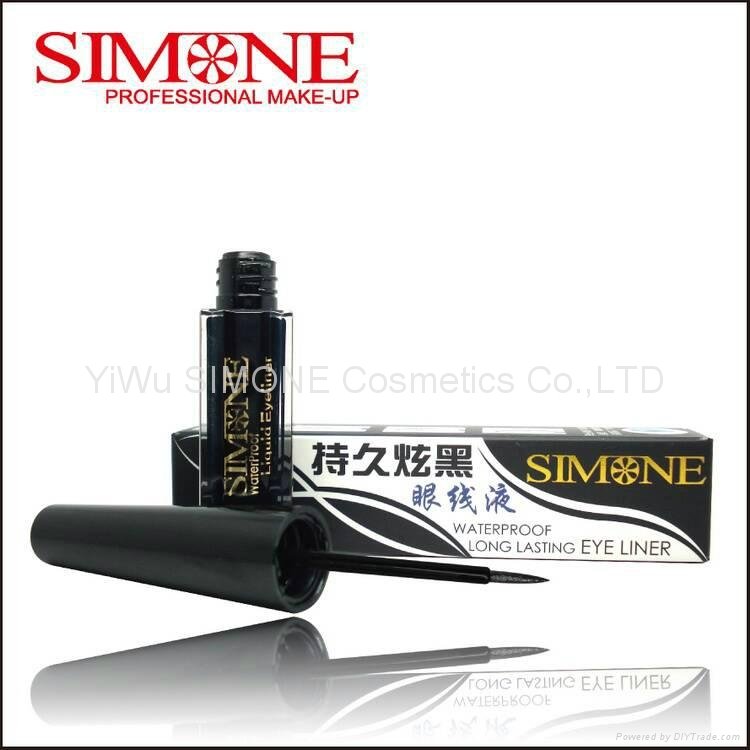 Hot Sales SIMONE 6021 makeup waterproof liquid eyeliner with stock Extreme Black 3
