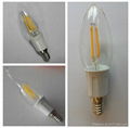 e14 4w led candle filament bulb