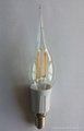 E14 4W 360 degree led candle filament lamp